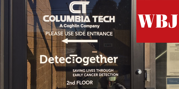 Worcester Business Journal Door sign