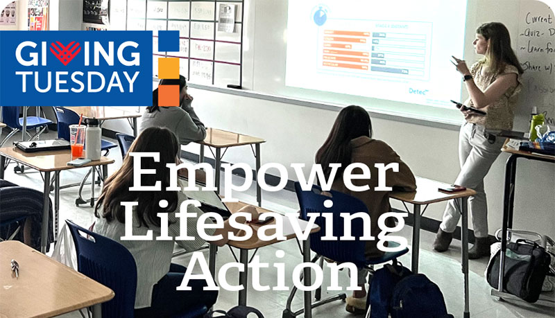 giving tuesday appeal - your donation empowers lifesaving action