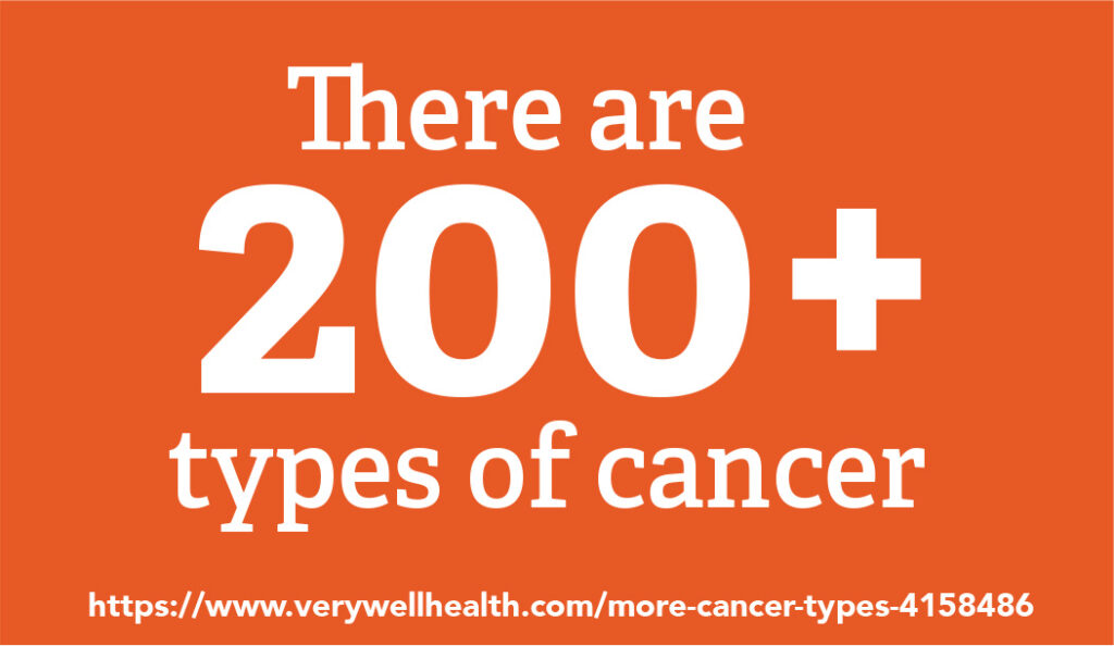 200+ types of cancer