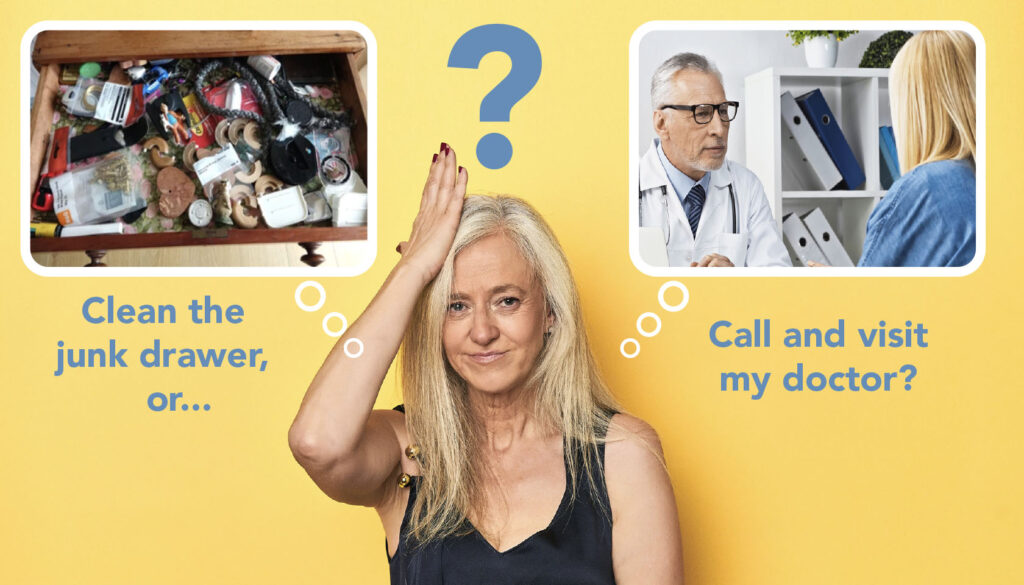 Making a decision about visiting the doctor